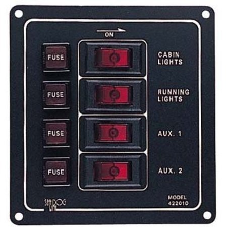 SEA DOG Switch Panel, #422010-1 422010-1